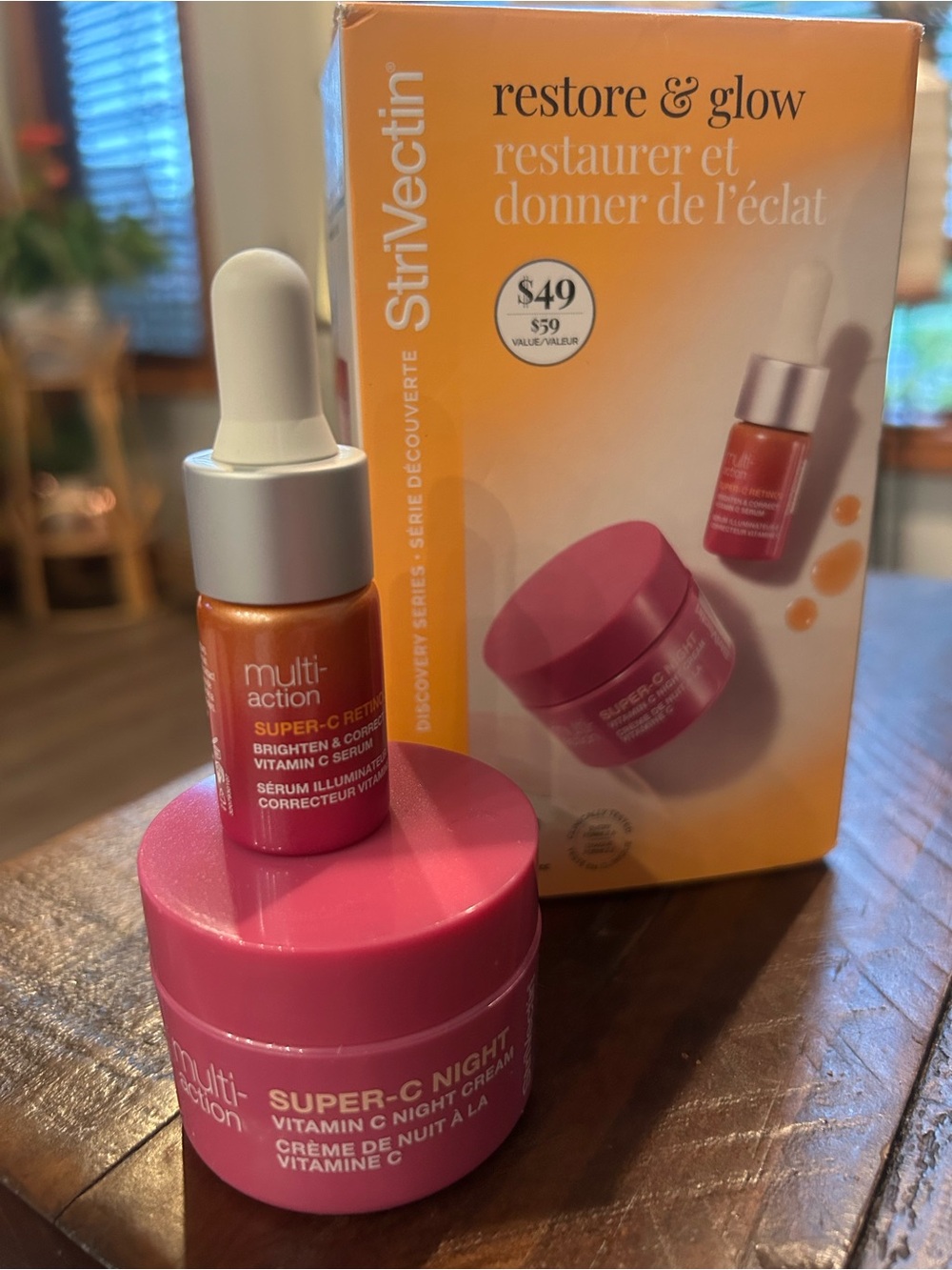 StriVectin Restore & Glow Set in Pink and Orange